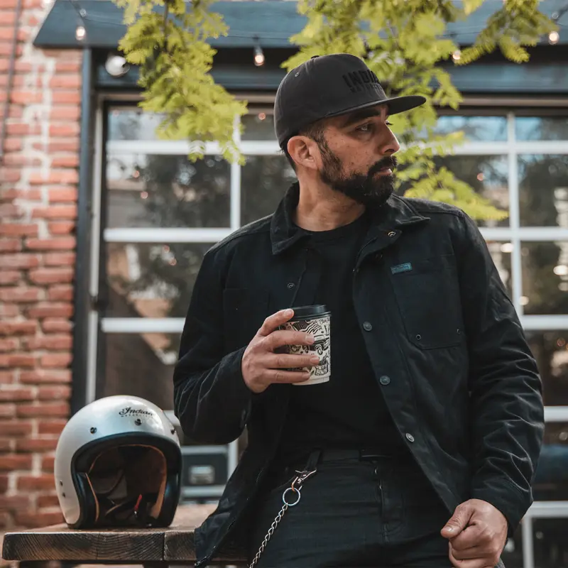 Indian Haydon Textile Jacket Giacca moto - indossato