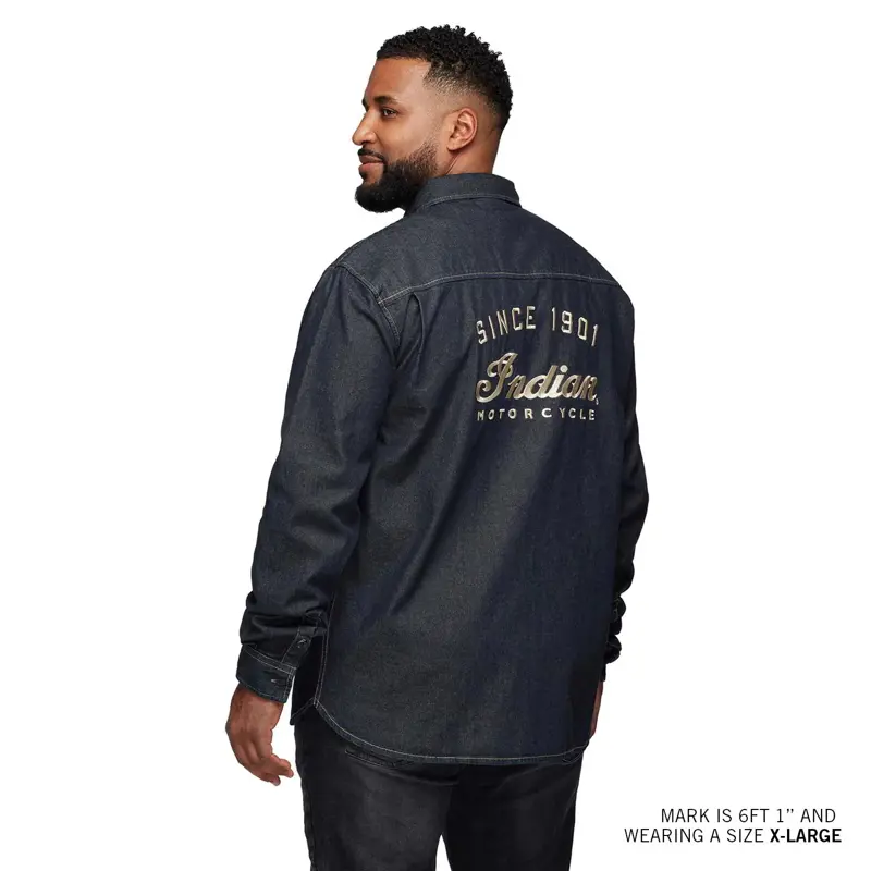 Heritage Denim Shirt uomo, Navy | XL