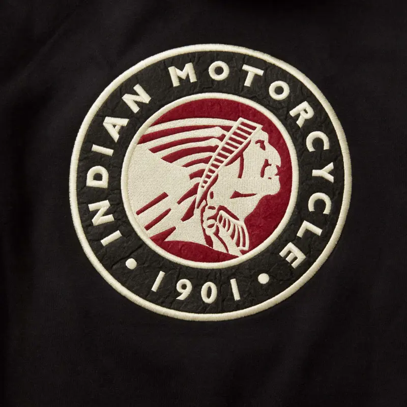 Applique Headdress Hoodie - Logo Indian Motorcycle