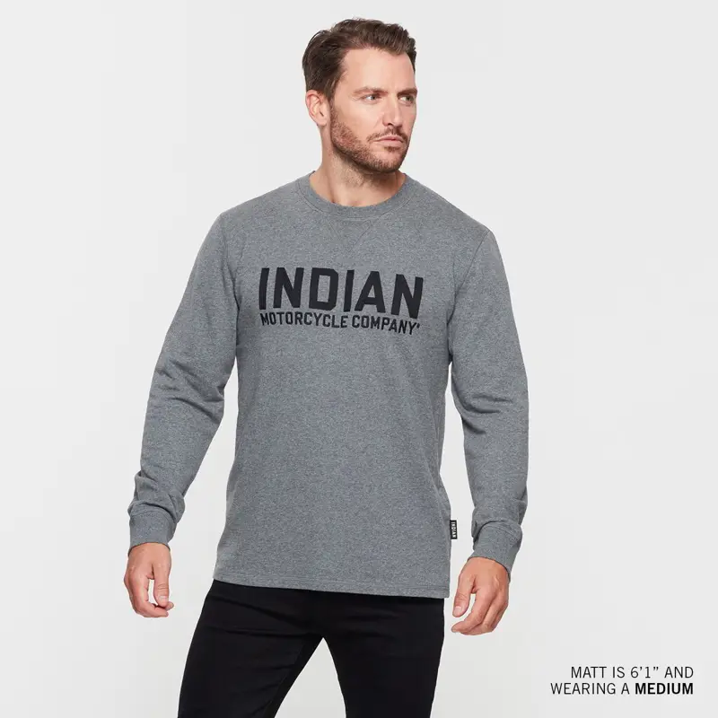 Chain Stitch Emroidery Long Sleeve T-Shirt - Taglia M