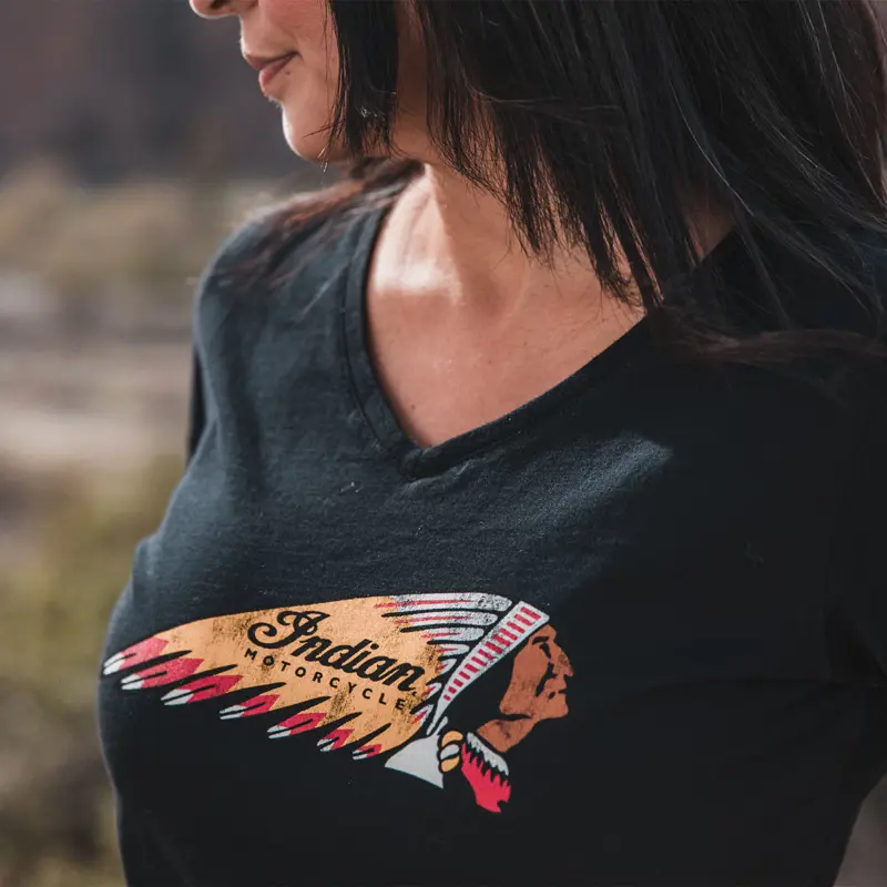 Color Logo T-Shirt - Logo Dettaglio Indian Motorcycle