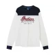 Cotton Mesh Colorblock Long Sleeve - Logo Davanti