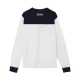 Cotton Mesh Colorblock Long Sleeve - Logo Dietro