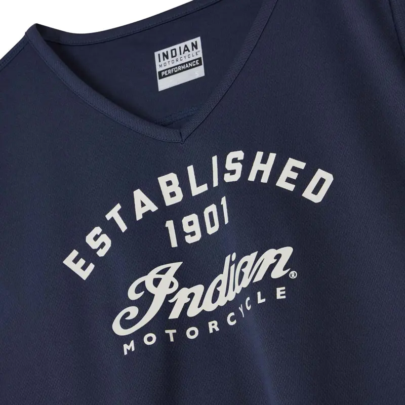 Established Back Pleat T-Shirt - Logo Indian