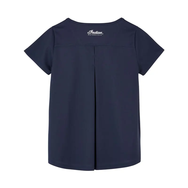 Established Back Pleat T-Shirt - Logo Schiena
