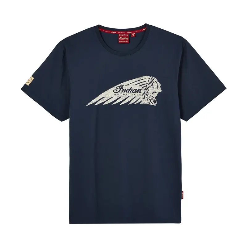 Faded Headdress T-Shirt - Logo Indian Motorcycle Davanti