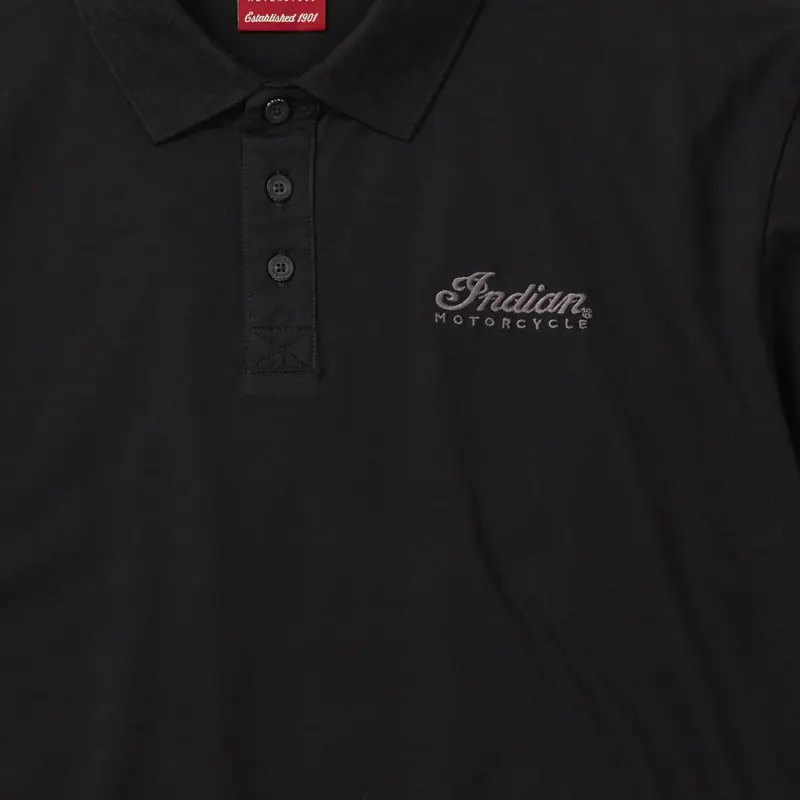 Indian Polo Shirt - Dettaglio Logo Indian Motorcycle