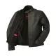 Leather Beckman Riding Jacket with Removable Lining - Giacca Aperta
