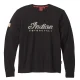 Long Sleeve Script Logo T-Shirt - Logo Davanti