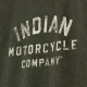 Marl Crew Neck T-Shirt - Dettaglio Logo Indian Motorcycle