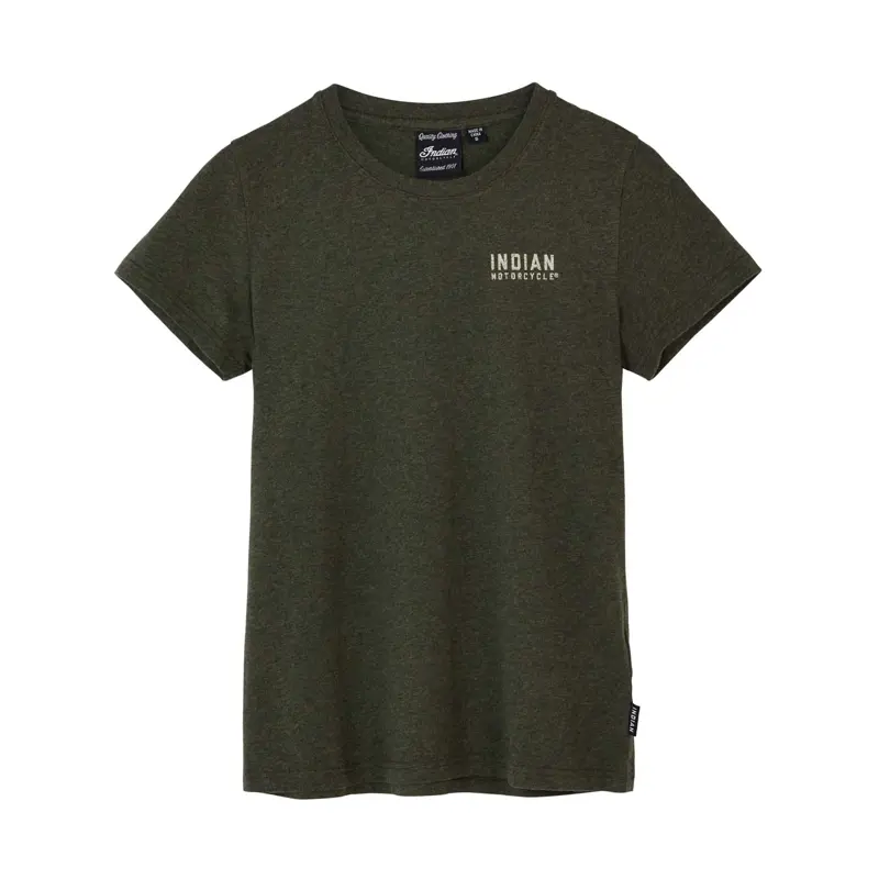 Marl Crew Neck T-Shirt - Logo Davanti