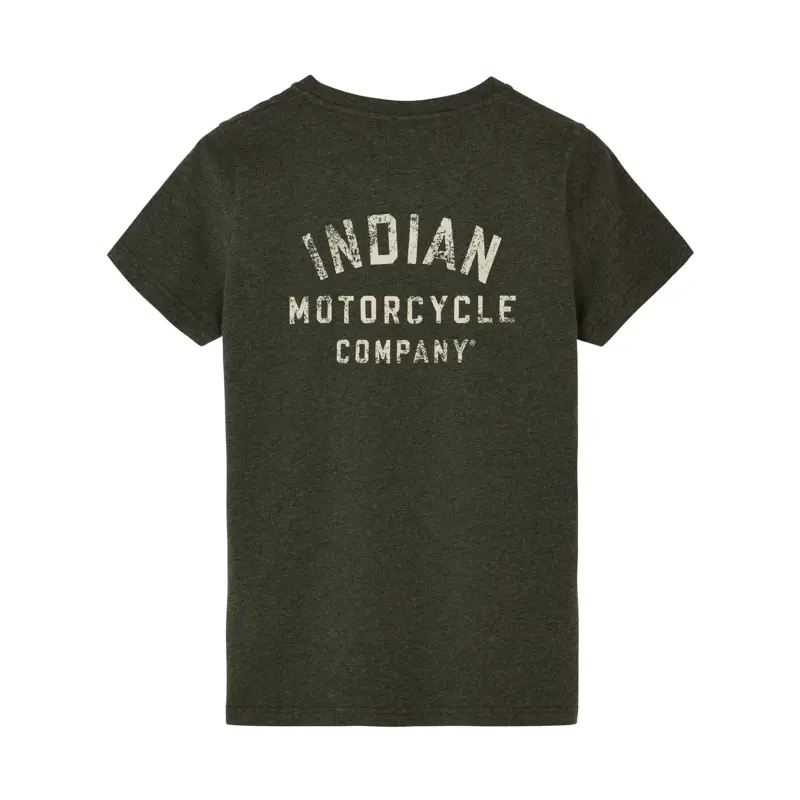 Marl Crew Neck T-Shirt - Logo Schiena