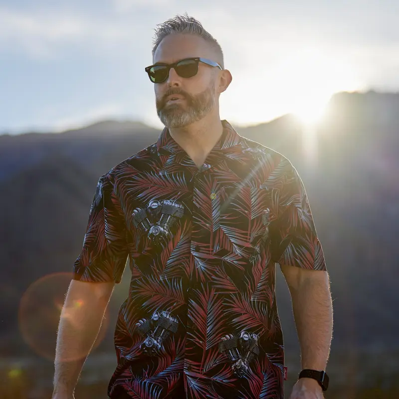 Men's Engine Print Shirt - Indossata