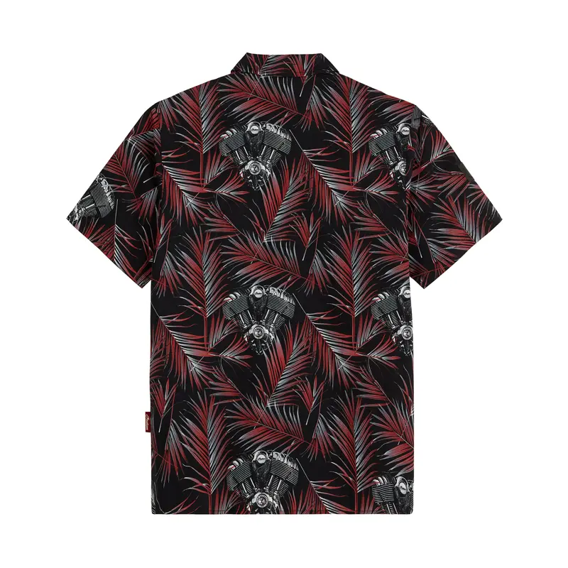 Men's Engine Print Shirt - Stampe Schiena