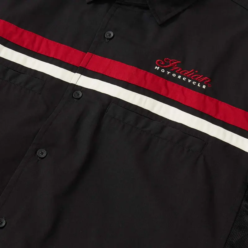 Men's Short-Sleeve Casual Shirt, Dettaglio Logo