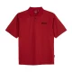 Red Polo Shirt - Logo Indian Davanti