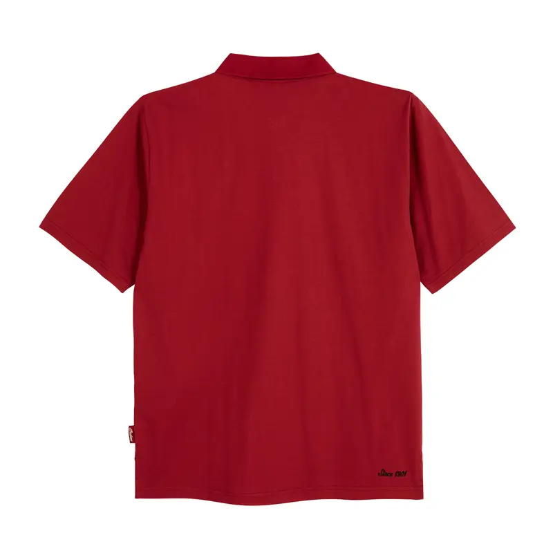 Red Polo Shirt - Logo Schiena