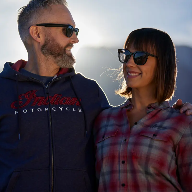 USA Flag Hoodie - Colore Navy