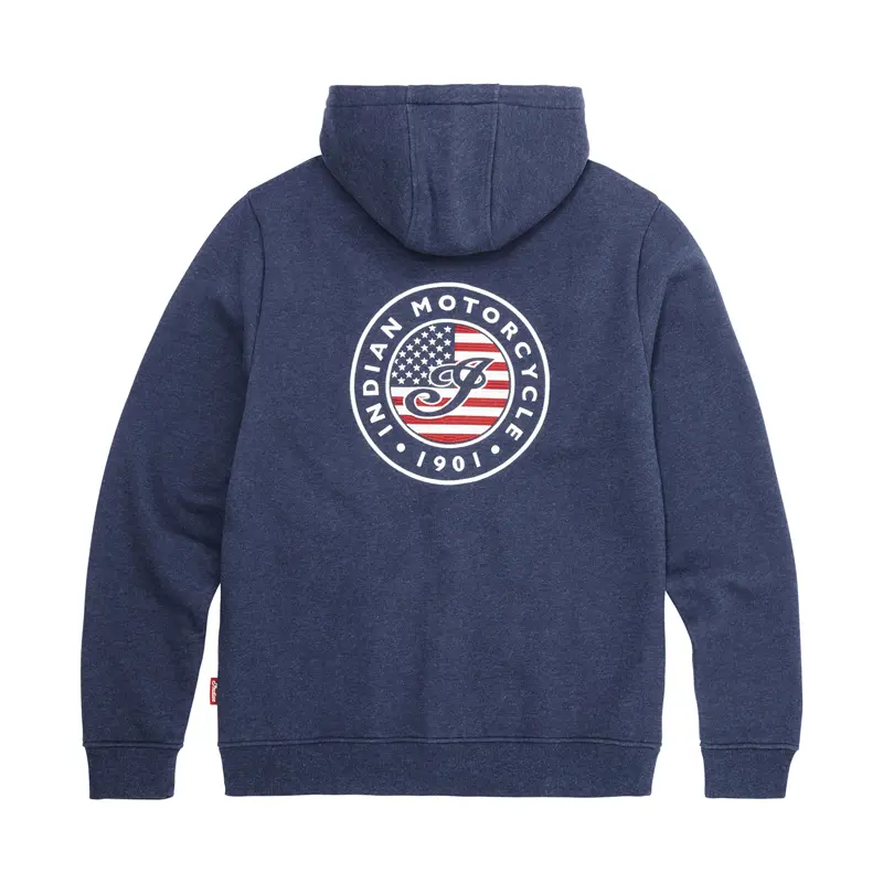 USA Flag Hoodie - Logo Dietro