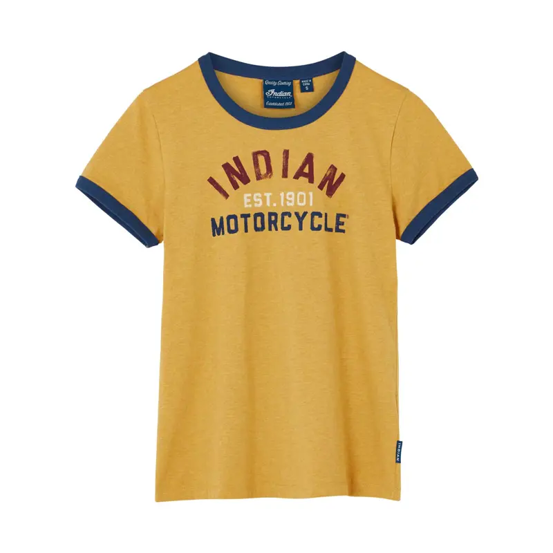 Watercolor Ringer T-Shirt - Logo Davanti