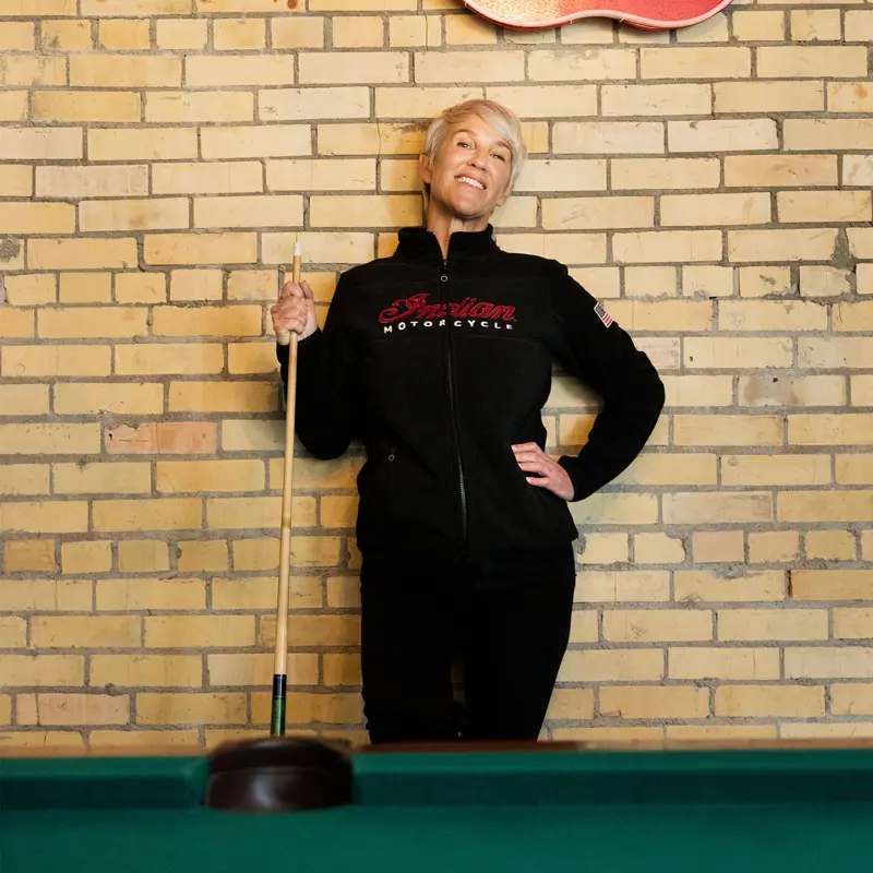 Zip Thru Fleece - Logo Indian Motorcycle