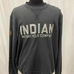 Felpa Indian Motorcycle - Men's Charcoal Logo Sweat