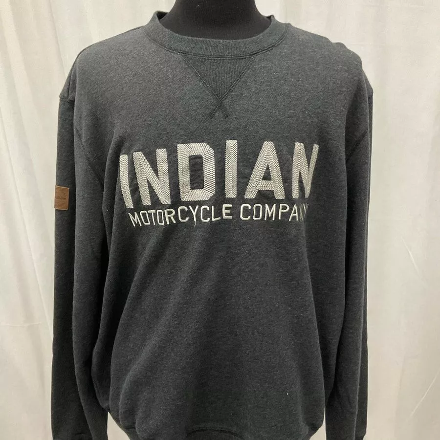 Felpa Indian Motorcycle - Men's Charcoal Logo Sweat