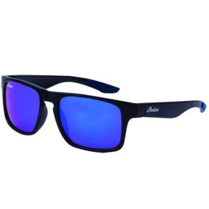 Occhiali da sole casual Atlanta con lenti Blue Revo, neri