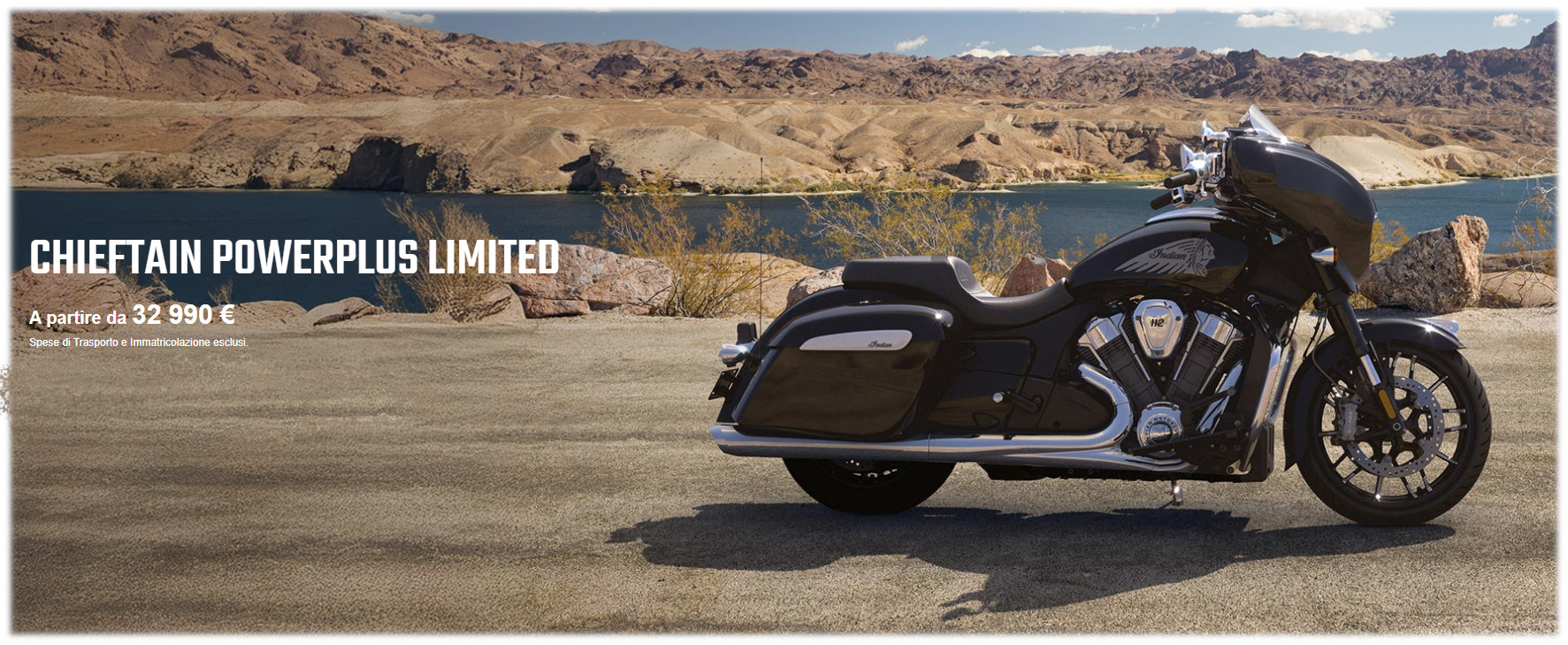 Chieftain powerplus limited - tua a partire da € 32990
